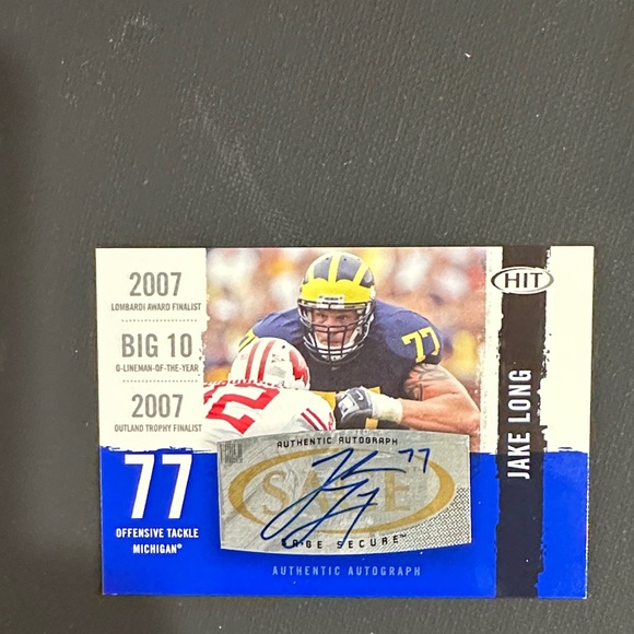 Sage Kids Toys Trading Card - Blue and Gold of Jake long Rc autograph mint cond - Picture 1 of 3